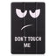 EIDERWOOD Samsung Galaxy Tab S11 / S10 Lite Kunstlæder Flip Cover m. Motiv - "Don't Touch Me"