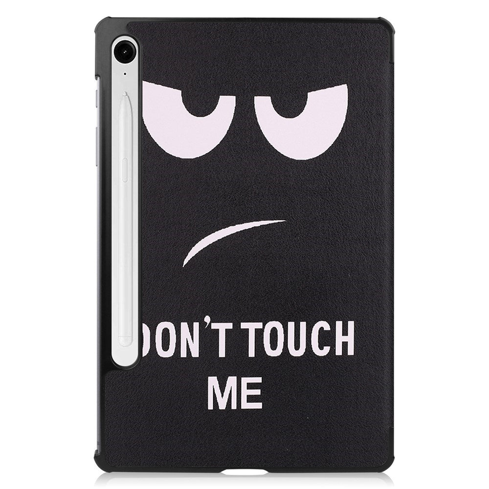 EIDERWOOD Samsung Galaxy Tab S11 / S10 Lite Kunstlæder Flip Cover m. Motiv - "Don't Touch Me"
