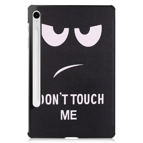 EIDERWOOD Samsung Galaxy Tab S11 / S10 Lite Kunstlæder Flip Cover m. Motiv - "Don't Touch Me"
