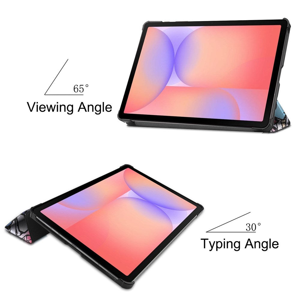 EIDERWOOD Samsung Galaxy Tab S11 / S10 Lite Kunstlæder Flip Cover m. Motiv - Graffiti