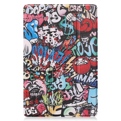 EIDERWOOD Samsung Galaxy Tab S11 / S10 Lite Kunstlæder Flip Cover m. Motiv - Graffiti