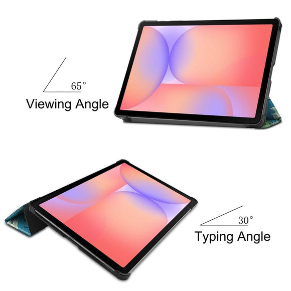 EIDERWOOD Samsung Galaxy Tab S11 / S10 Lite Kunstlæder Flip Cover m. Motiv - Træ