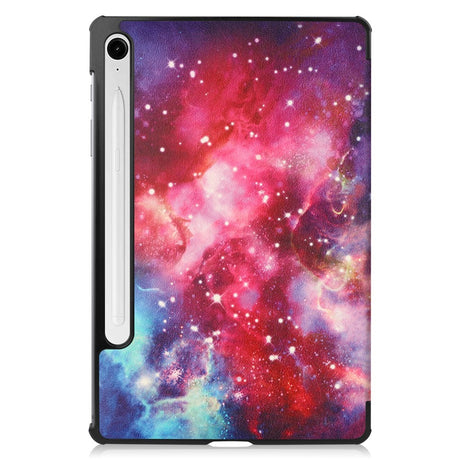 EIDERWOOD Samsung Galaxy Tab S11 / S10 Lite Kunstlæder Flip Cover m. Motiv - Galakse