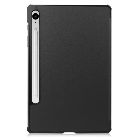 EIDERWOOD Samsung Galaxy Tab S11 / S10 Lite Tri-Fold Kunstlæder Flip Cover - Sort