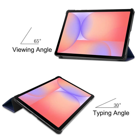 EIDERWOOD Samsung Galaxy Tab S11 / S10 Lite Tri-Fold Kunstlæder Flip Cover - Blå