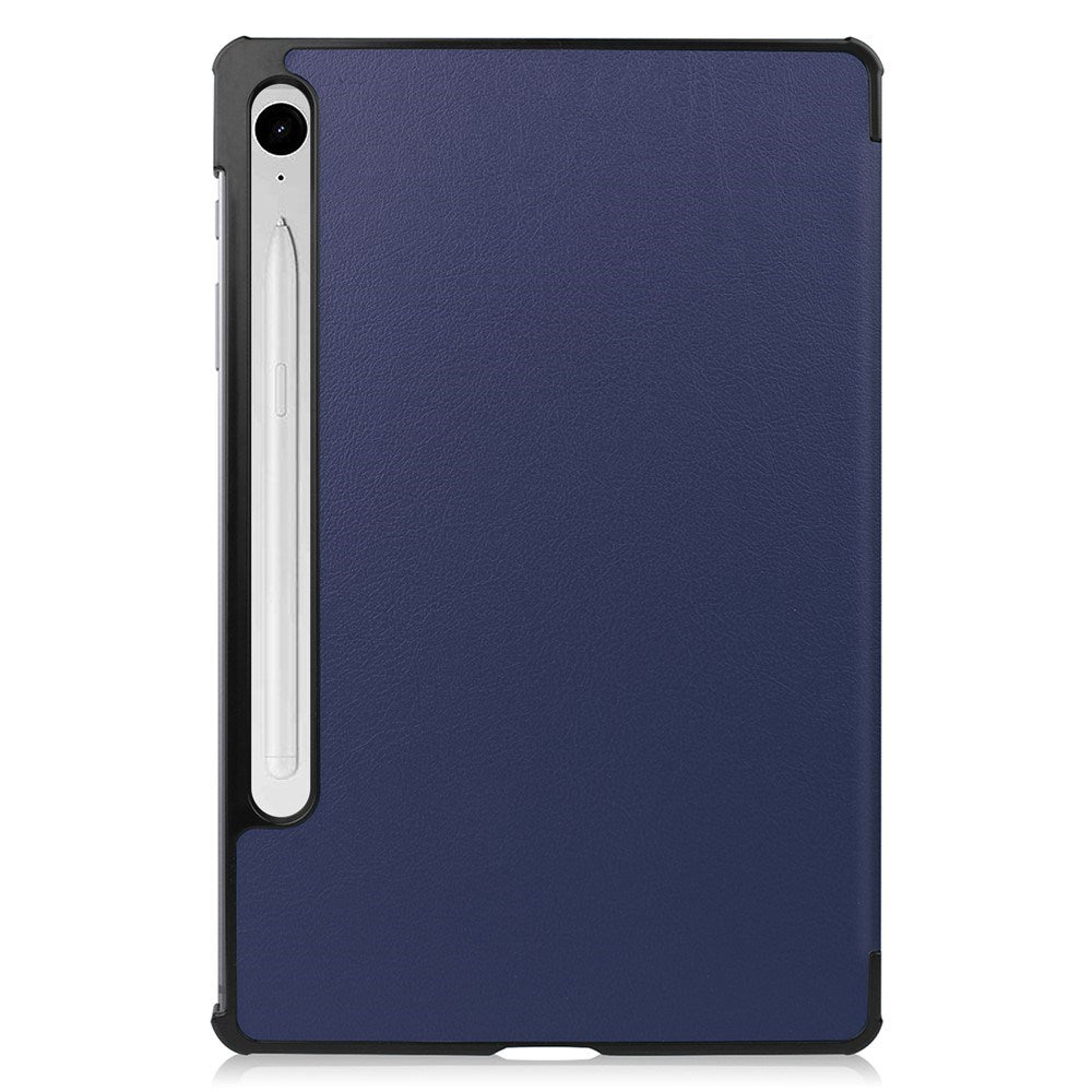 EIDERWOOD Samsung Galaxy Tab S11 / S10 Lite Tri-Fold Kunstlæder Flip Cover - Blå