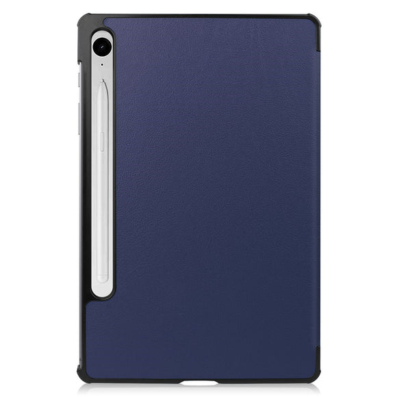 EIDERWOOD Samsung Galaxy Tab S11 / S10 Lite Tri-Fold Kunstlæder Flip Cover - Blå