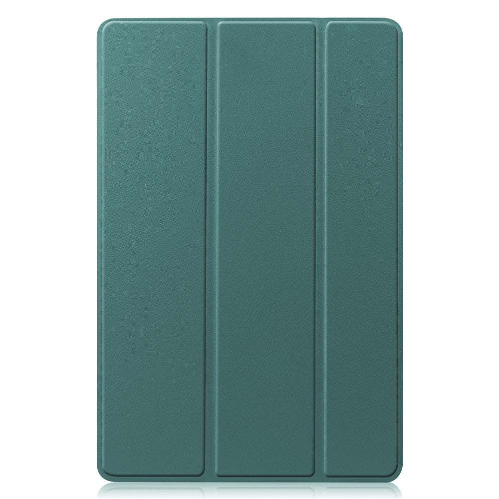 EIDERWOOD Samsung Galaxy Tab S11 / S10 Lite Tri-Fold Kunstlæder Flip Cover - Grøn