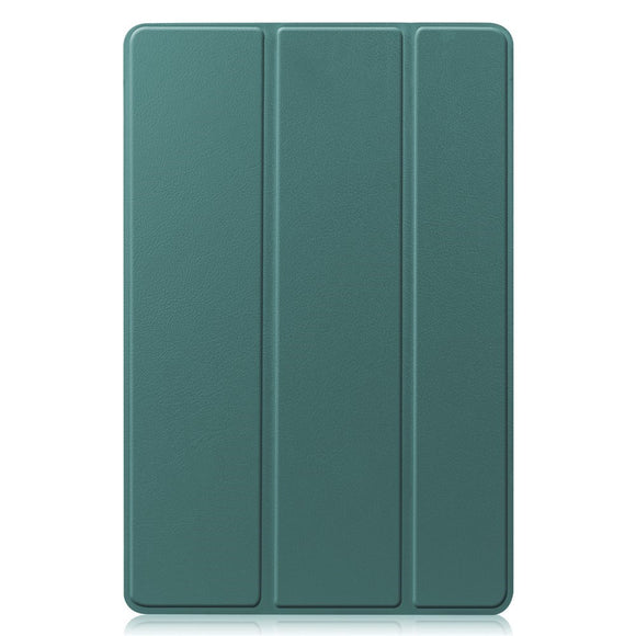 EIDERWOOD Samsung Galaxy Tab S11 / S10 Lite Tri-Fold Kunstlæder Flip Cover - Grøn