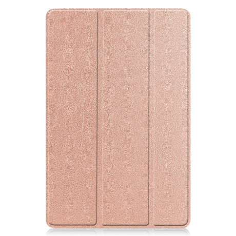 EIDERWOOD Samsung Galaxy Tab S11 / S10 Lite Tri-Fold Kunstlæder Flip Cover - Rose Gold