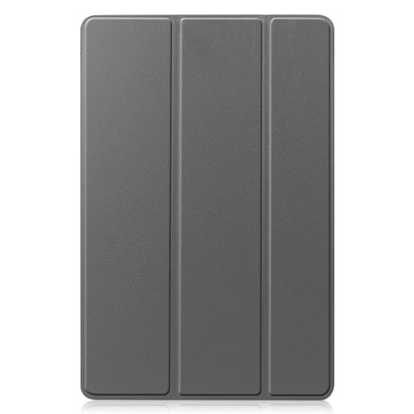 EIDERWOOD Samsung Galaxy Tab S11 / S10 Lite Tri-Fold Kunstlæder Flip Cover - Grå