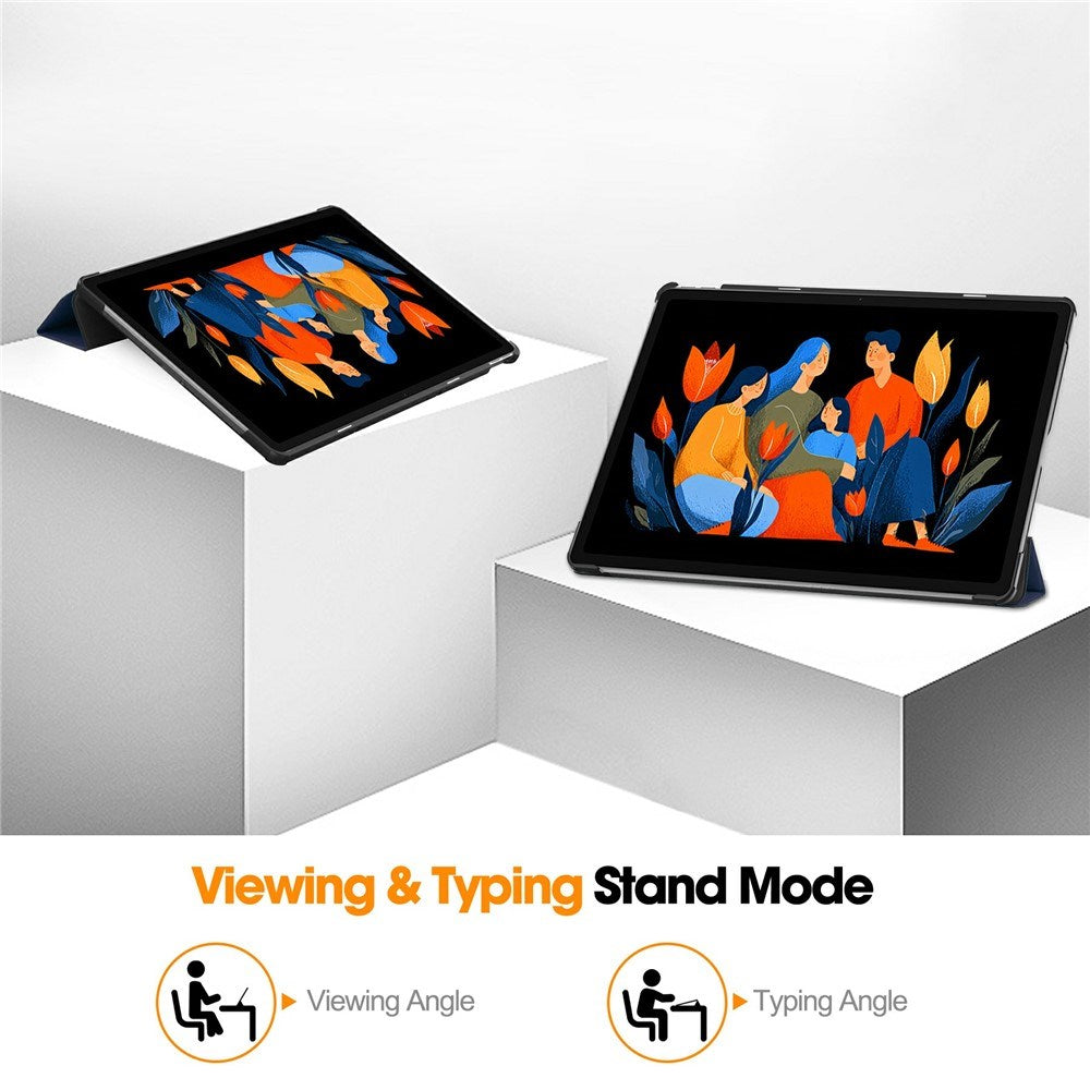 Lenovo Idea Tab Plus 12.1" EIDERWOOD Kunstlæder Flipcover m. Ståfunktion - Blå