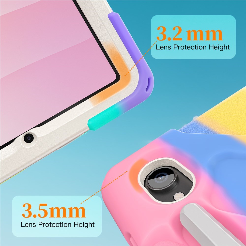 EIDERWOOD Samsung Galaxy Tab S11 Stødabsorberende Cover m. 360 Grader Roterbar Kickstand & Velcrostrop - Multi