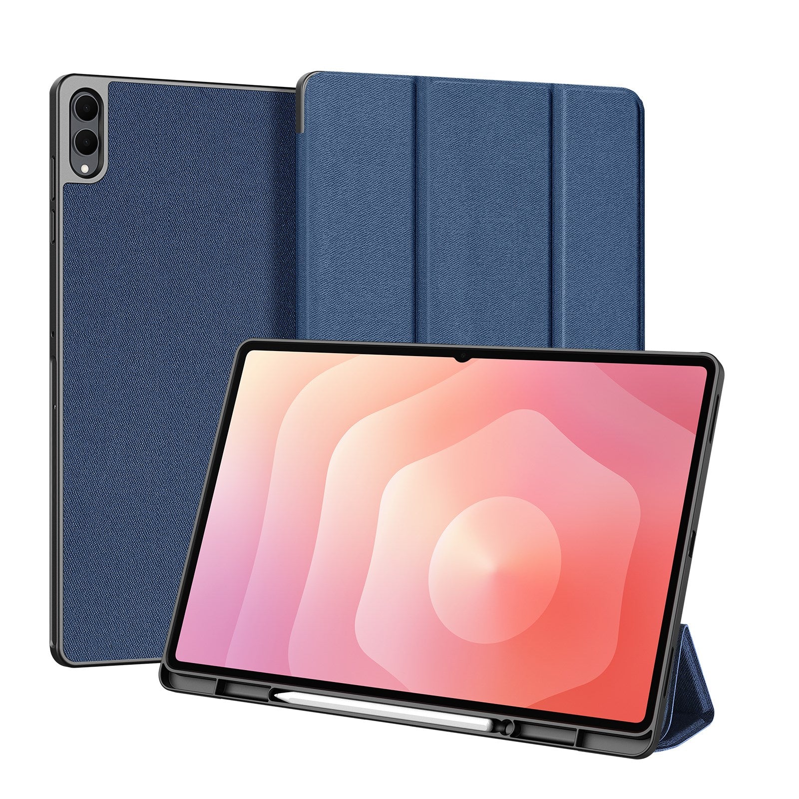 Samsung Galaxy Tab S11 Ultra DUX DUCIS DOMO Series Cover m. Pen Holder - Blå