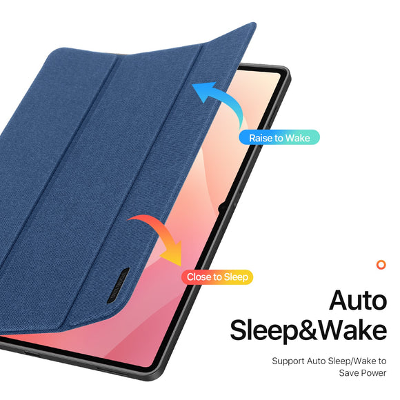 Samsung Galaxy Tab S11 Ultra DUX DUCIS DOMO Series Cover m. Pen Holder - Blå