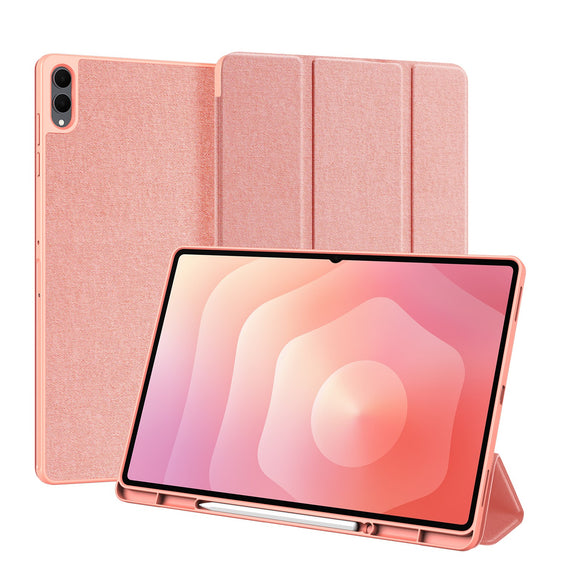 Samsung Galaxy Tab S11 Ultra DUX DUCIS DOMO Series Cover m. Pen Holder - Lyserød