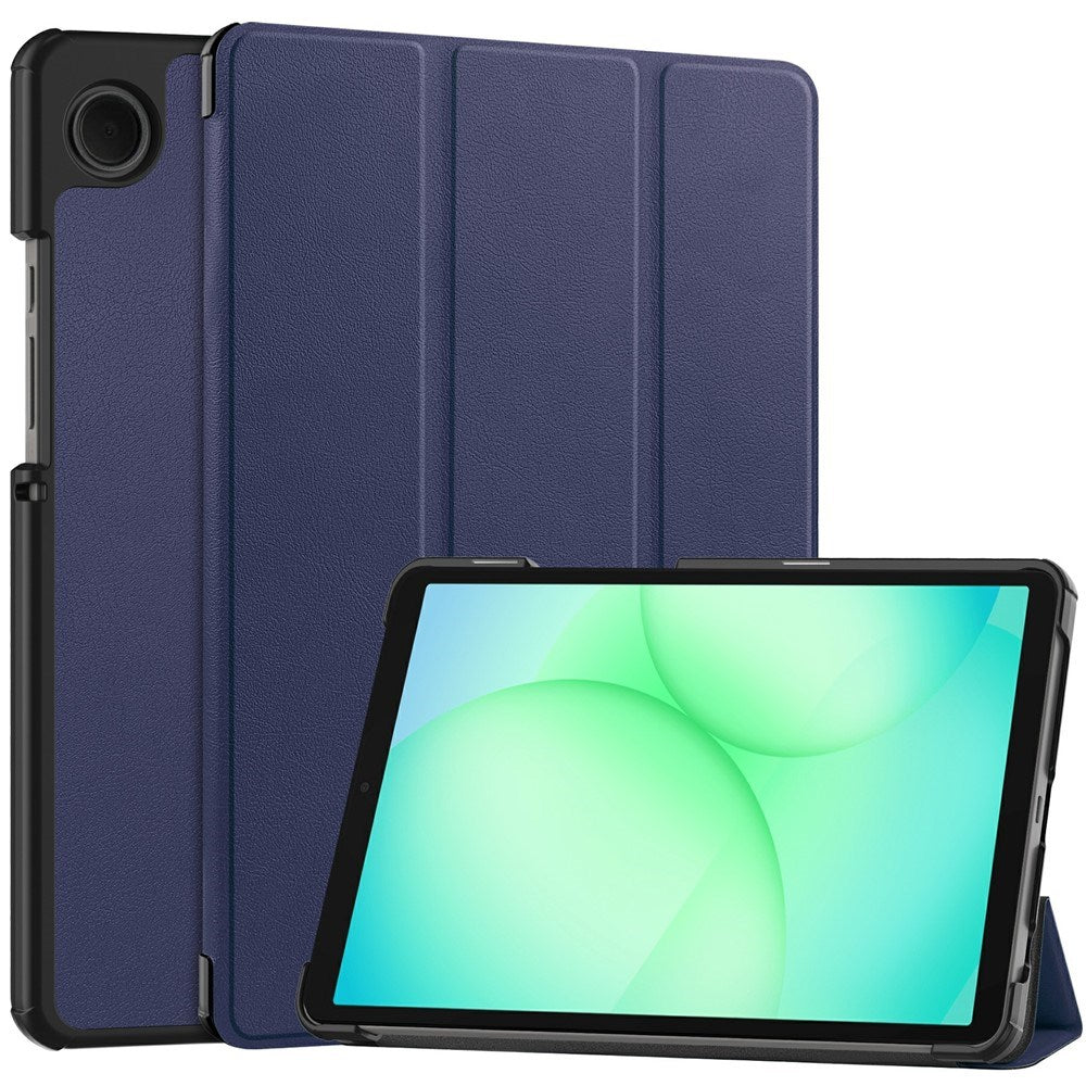 Samsung Galaxy Tab A11 EIDERWOOD Læder Cover m. Ståfunktion - Blå