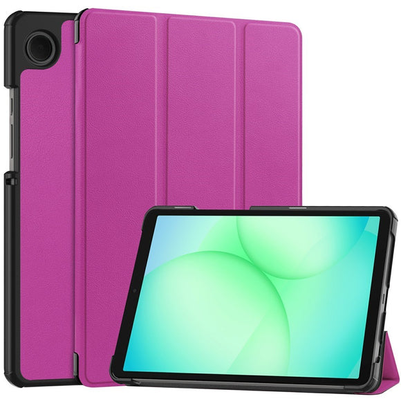 Samsung Galaxy Tab A11 EIDERWOOD Læder Cover m. Ståfunktion - Lilla