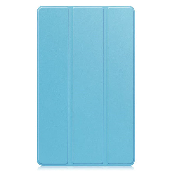 Samsung Galaxy Tab A11 EIDERWOOD Læder Cover m. Ståfunktion - Lyseblå