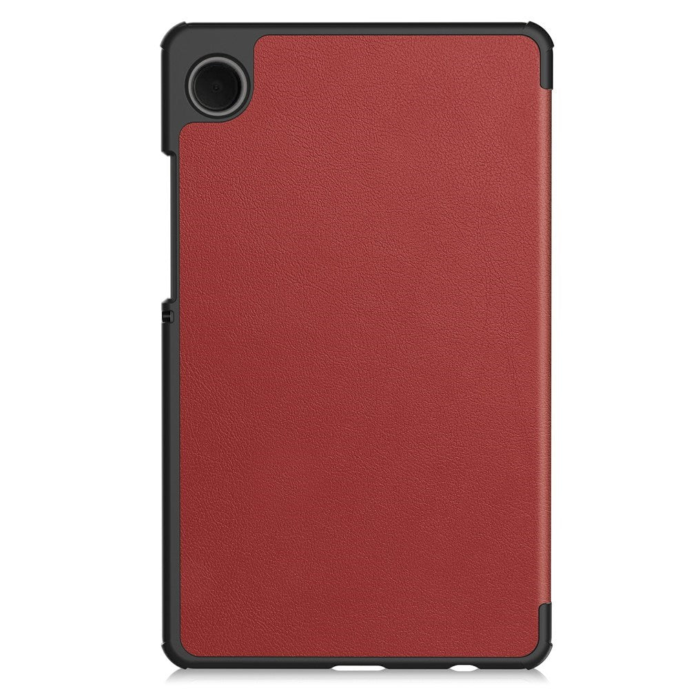 Samsung Galaxy Tab A11 EIDERWOOD Læder Cover m. Ståfunktion - Vinrød