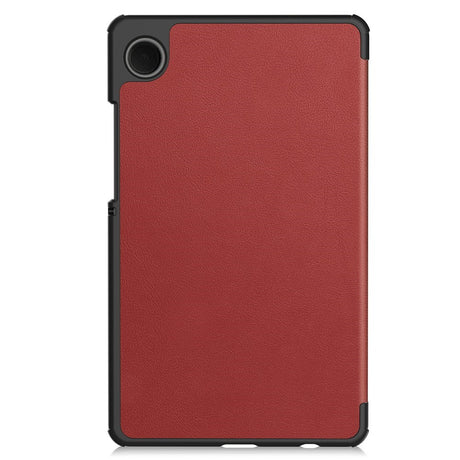 Samsung Galaxy Tab A11 EIDERWOOD Læder Cover m. Ståfunktion - Vinrød