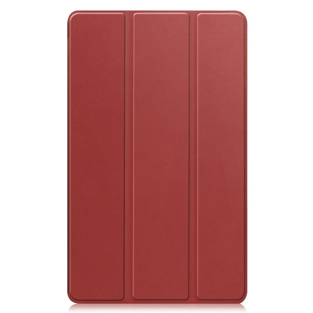 Samsung Galaxy Tab A11 EIDERWOOD Læder Cover m. Ståfunktion - Vinrød