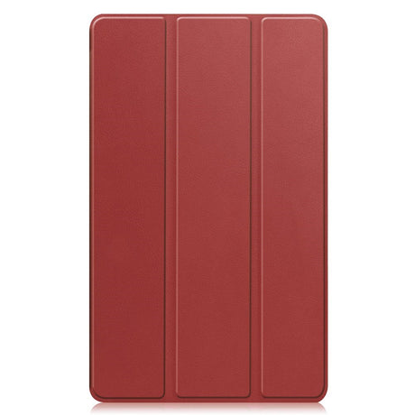 Samsung Galaxy Tab A11 EIDERWOOD Læder Cover m. Ståfunktion - Vinrød