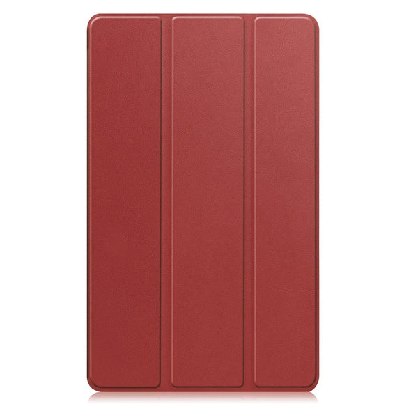 Samsung Galaxy Tab A11 EIDERWOOD Læder Cover m. Ståfunktion - Vinrød