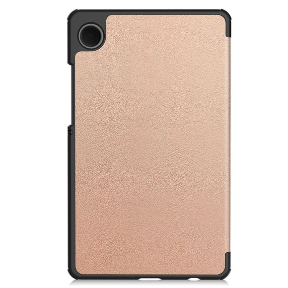 Samsung Galaxy Tab A11 EIDERWOOD Læder Cover m. Ståfunktion - Rose Gold