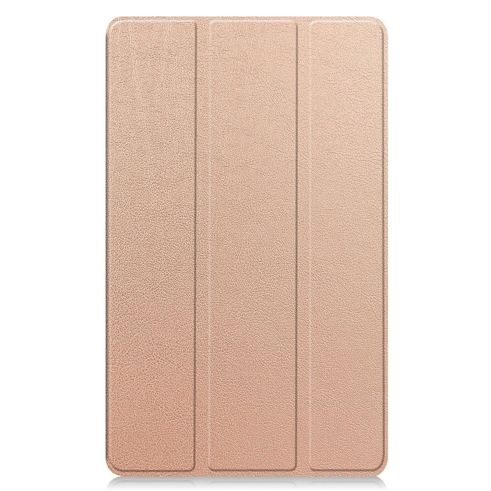 Samsung Galaxy Tab A11 EIDERWOOD Læder Cover m. Ståfunktion - Rose Gold