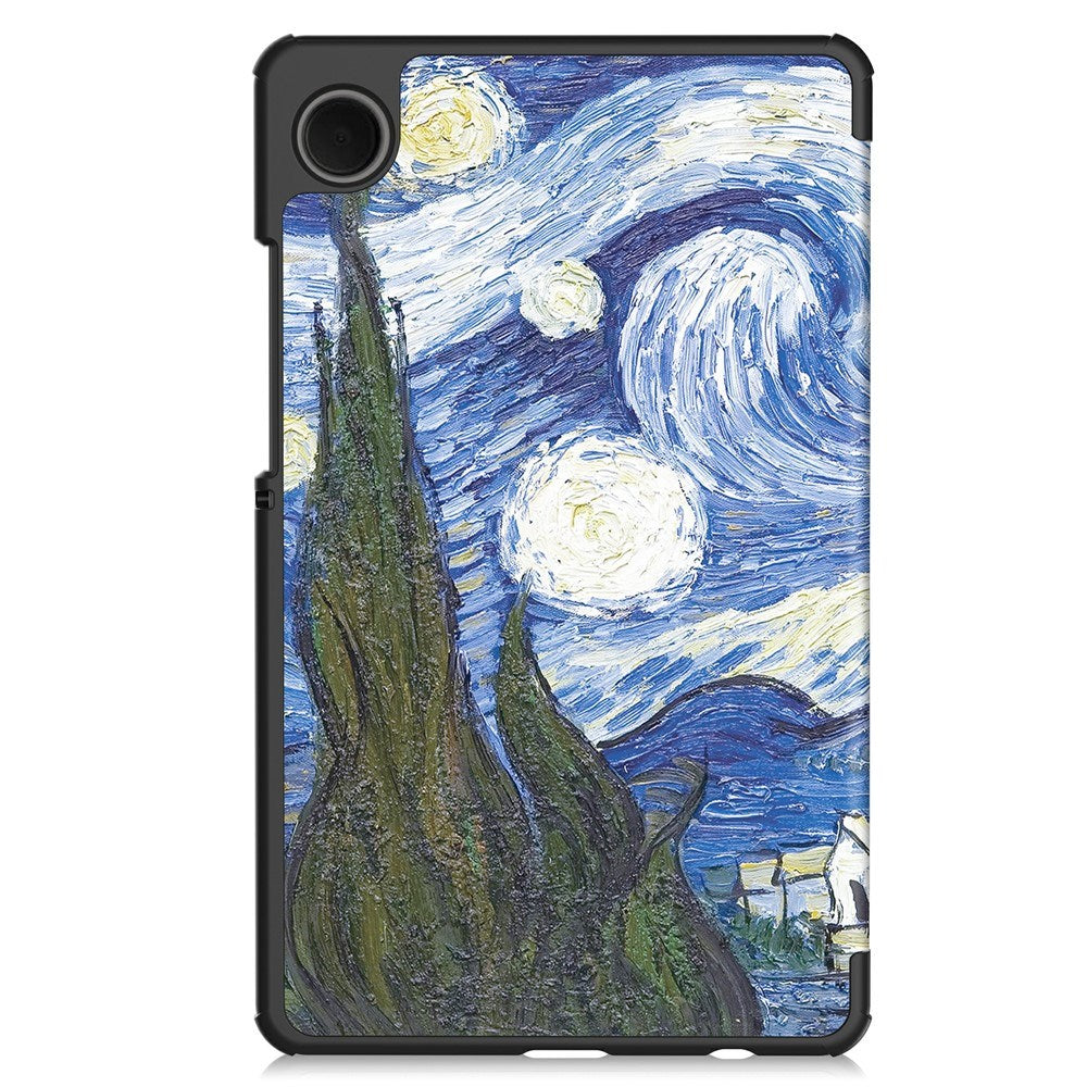 EIDERWOOD Samsung Galaxy Tab A11 Kunstlæder Flip Cover m. Motiv - Nattehimmel