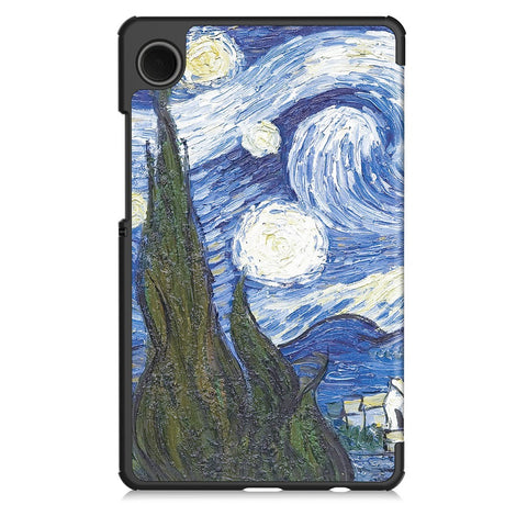 EIDERWOOD Samsung Galaxy Tab A11 Kunstlæder Flip Cover m. Motiv - Nattehimmel