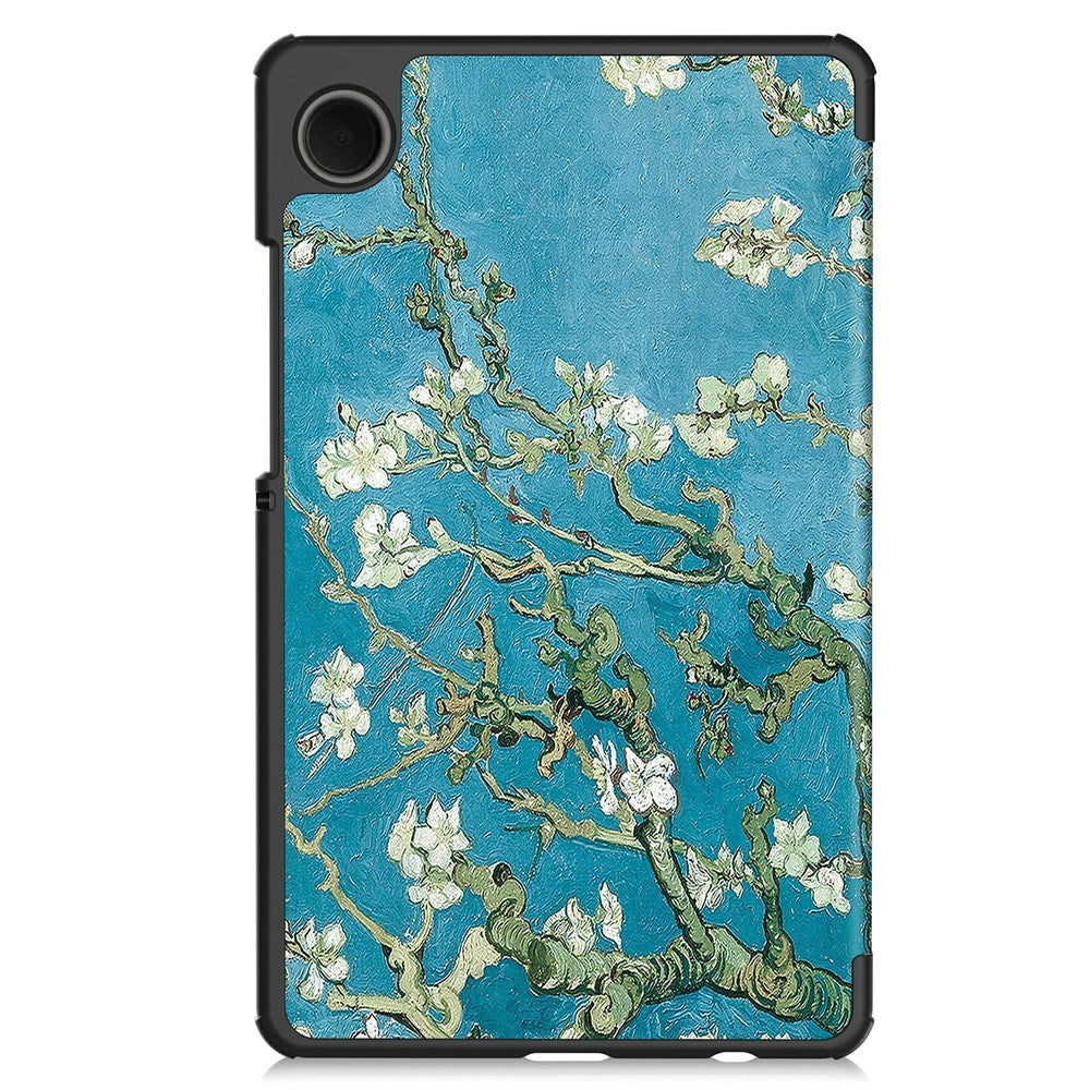 EIDERWOOD Samsung Galaxy Tab A11 Kunstlæder Flip Cover m. Motiv - Blomster