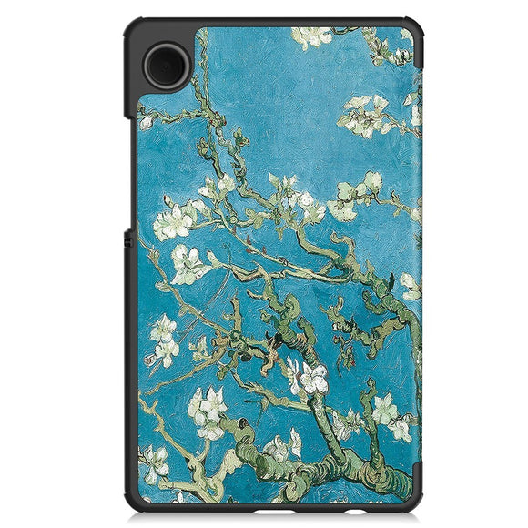 EIDERWOOD Samsung Galaxy Tab A11 Kunstlæder Flip Cover m. Motiv - Blomster