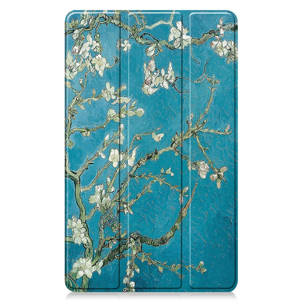 EIDERWOOD Samsung Galaxy Tab A11 Kunstlæder Flip Cover m. Motiv - Blomster