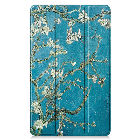EIDERWOOD Samsung Galaxy Tab A11 Kunstlæder Flip Cover m. Motiv - Blomster