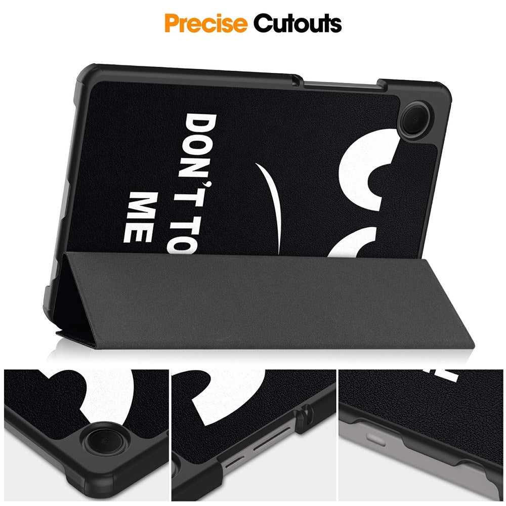 EIDERWOOD Samsung Galaxy Tab A11 Kunstlæder Flip Cover m. Motiv - "Don't Touch Me"