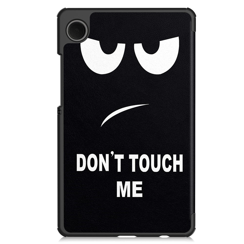 EIDERWOOD Samsung Galaxy Tab A11 Kunstlæder Flip Cover m. Motiv - "Don't Touch Me"