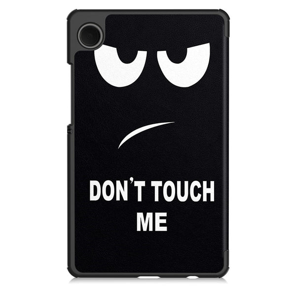 EIDERWOOD Samsung Galaxy Tab A11 Kunstlæder Flip Cover m. Motiv - "Don't Touch Me"