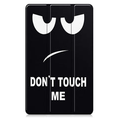 EIDERWOOD Samsung Galaxy Tab A11 Kunstlæder Flip Cover m. Motiv - "Don't Touch Me"