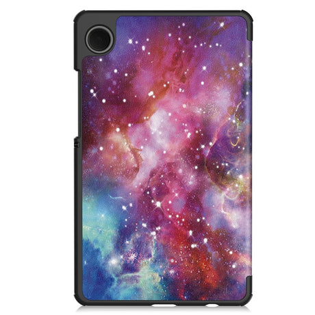 EIDERWOOD Samsung Galaxy Tab A11 Kunstlæder Flip Cover m. Motiv - Galakse