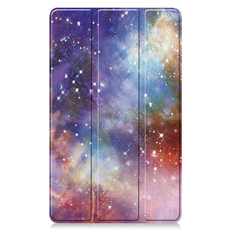 EIDERWOOD Samsung Galaxy Tab A11 Kunstlæder Flip Cover m. Motiv - Galakse
