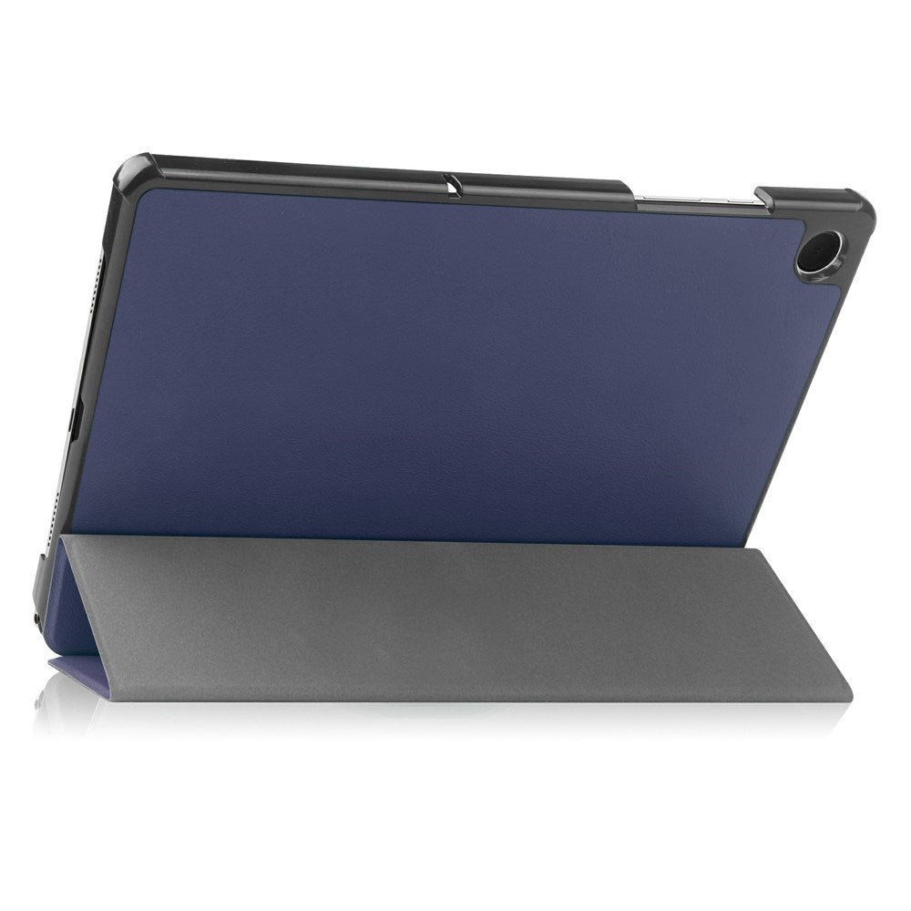 Samsung Galaxy Tab A11+ (Plus) EIDERWOOD Kunstlæder Flip Cover m. Ståfunktion - Mørkeblå