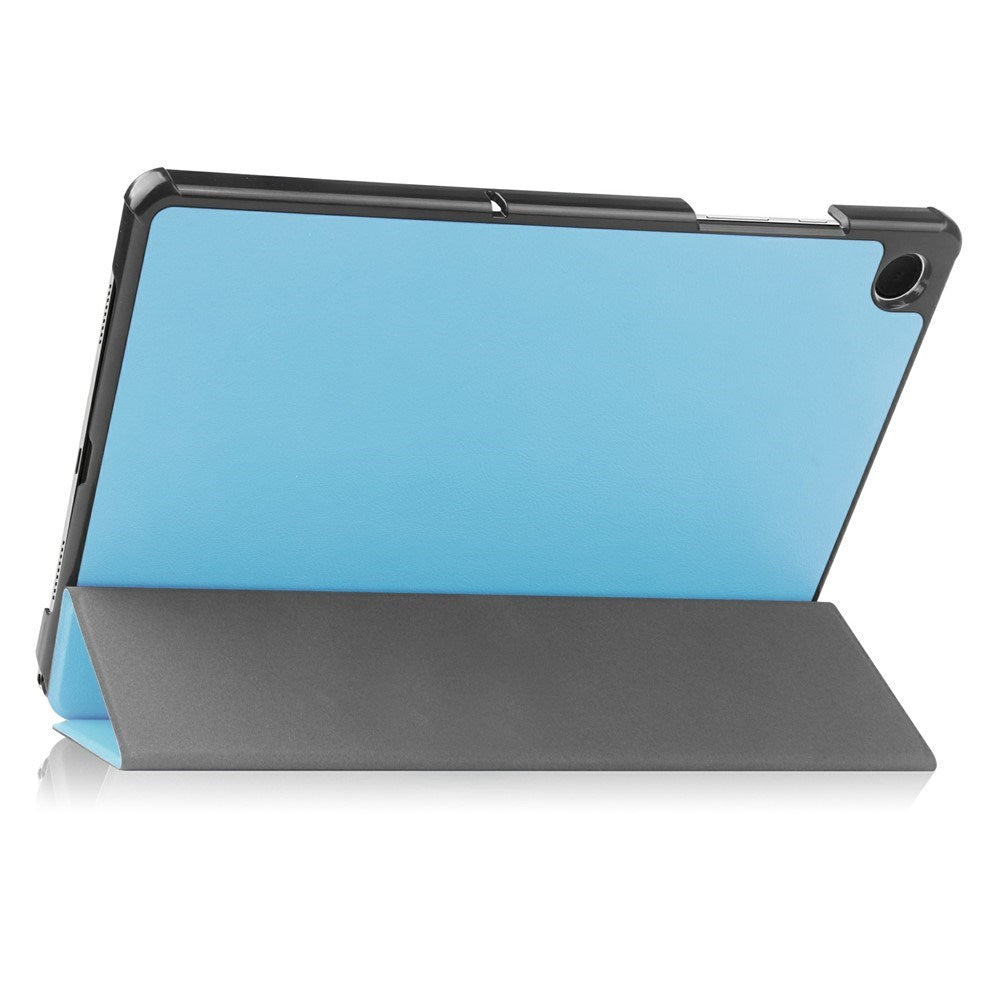 Samsung Galaxy Tab A11+ (Plus) EIDERWOOD Kunstlæder Flip Cover m. Ståfunktion - Lyseblå