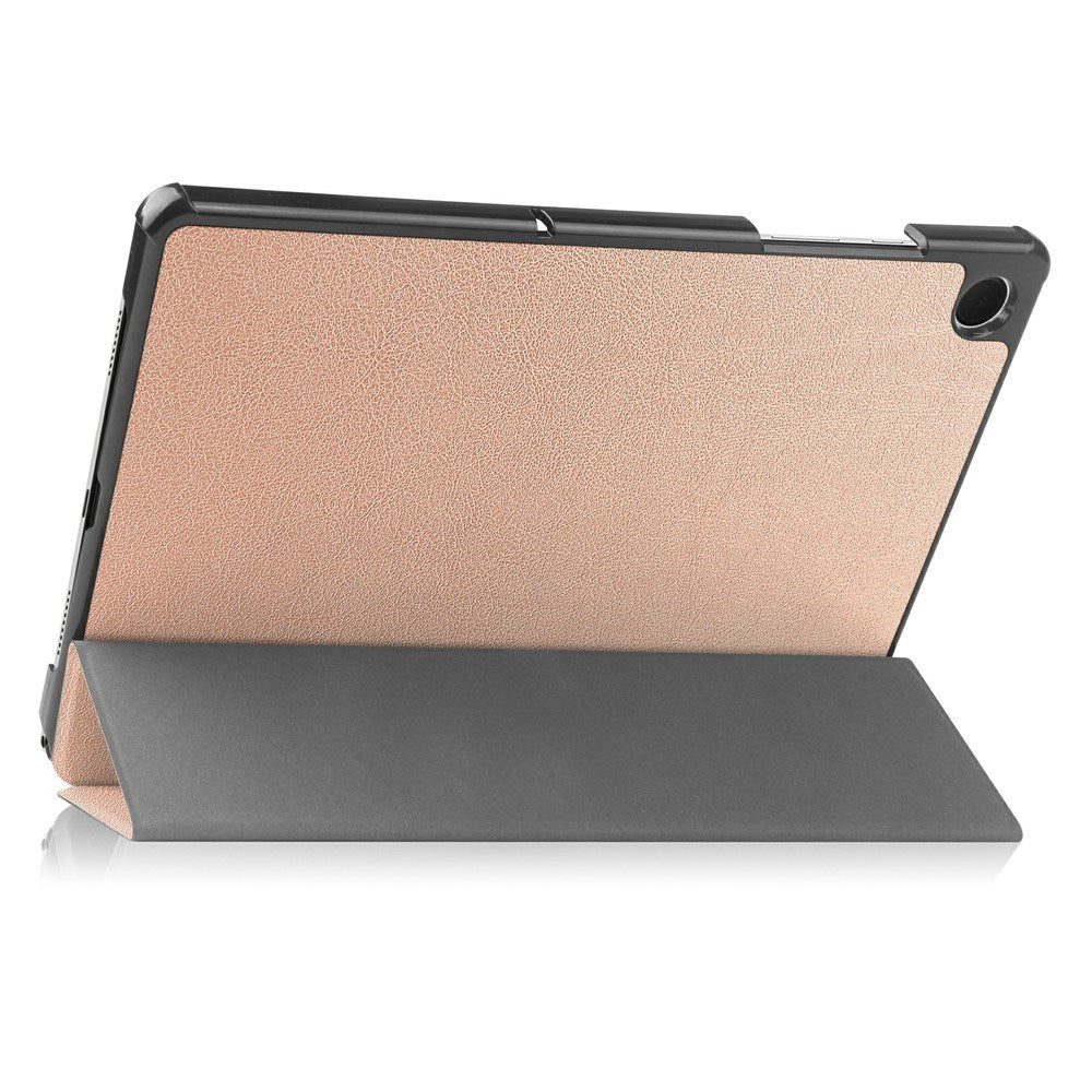 Samsung Galaxy Tab A11+ (Plus) EIDERWOOD Kunstlæder Flip Cover m. Ståfunktion - Rose Gold