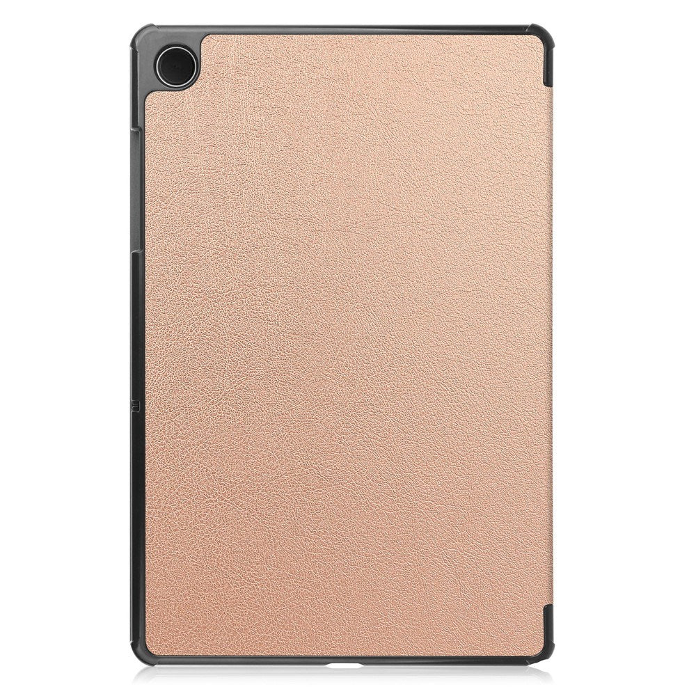 Samsung Galaxy Tab A11+ (Plus) EIDERWOOD Kunstlæder Flip Cover m. Ståfunktion - Rose Gold