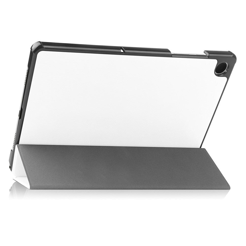 Samsung Galaxy Tab A11+ (Plus) EIDERWOOD Kunstlæder Flip Cover m. Ståfunktion - Hvid