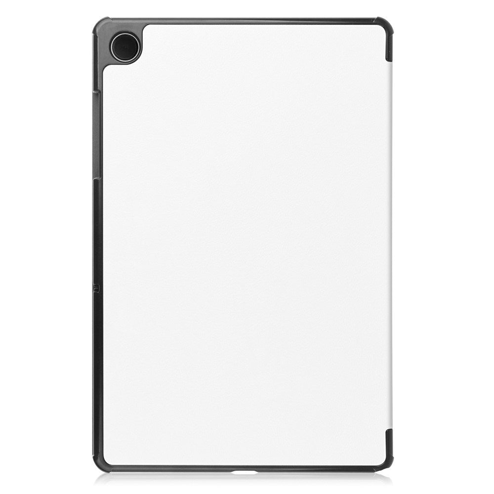 Samsung Galaxy Tab A11+ (Plus) EIDERWOOD Kunstlæder Flip Cover m. Ståfunktion - Hvid