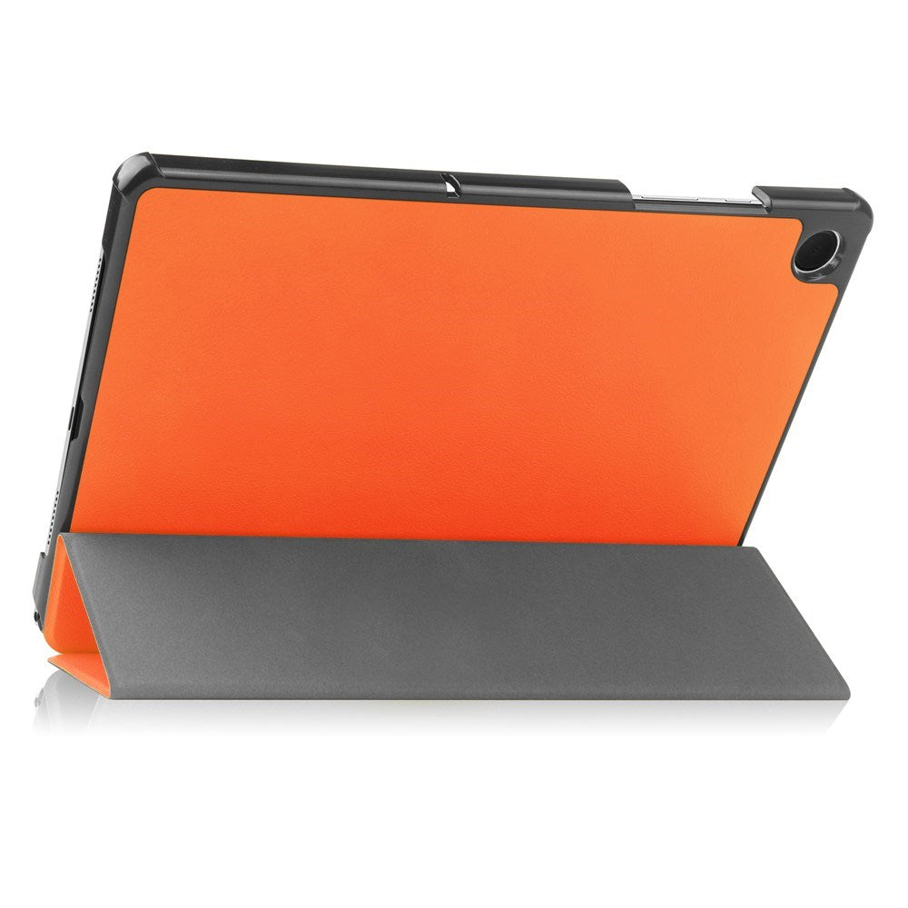 Samsung Galaxy Tab A11+ (Plus) EIDERWOOD Kunstlæder Flip Cover m. Ståfunktion - Orange
