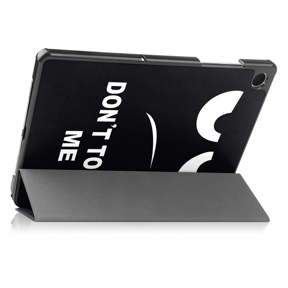 Samsung Galaxy Tab A11+ (Plus) EIDERWOOD Kunstlæder Flip Cover m. Motiv - "Don't Touch Me"